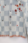 YANYAN KNITS Fall/Winter 2025 Collection: Wool Plaid Work Jacket/Mid-Length Skirt YYK-YYW25-1191-LAN (Jacket)